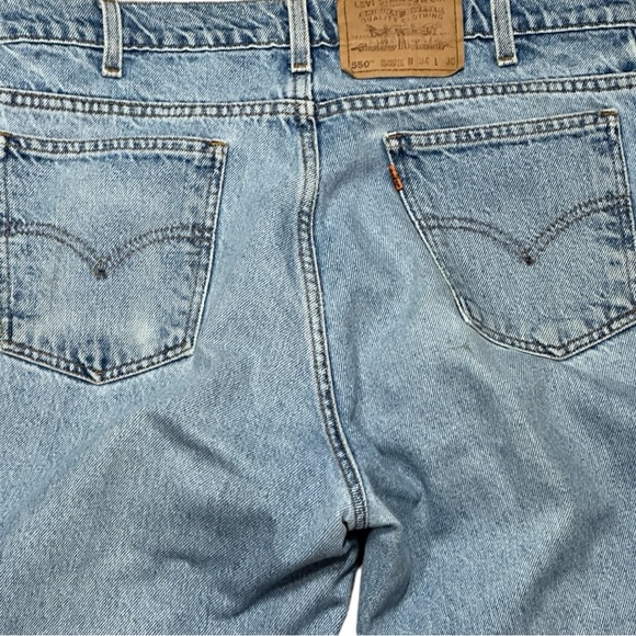 Levi's Vintage 550 Jeans Orange Tab Men's 34 x 30 Relaxed Fit Tapered Leg - Picture 7 of 9